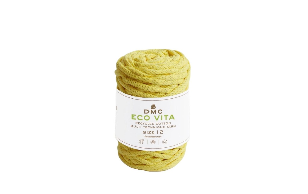 DMC Laine Nova Vita Makramee Cord 250 g Jaune clair