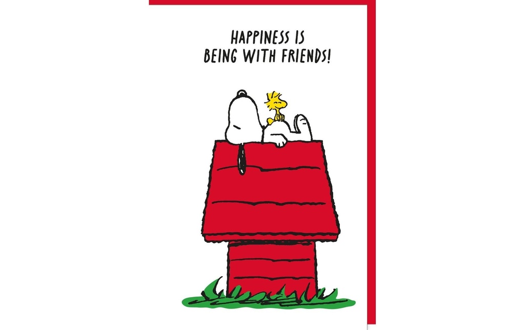 Braun + Company Carte de félicitations Snoopy, 11.5 x 17 cm