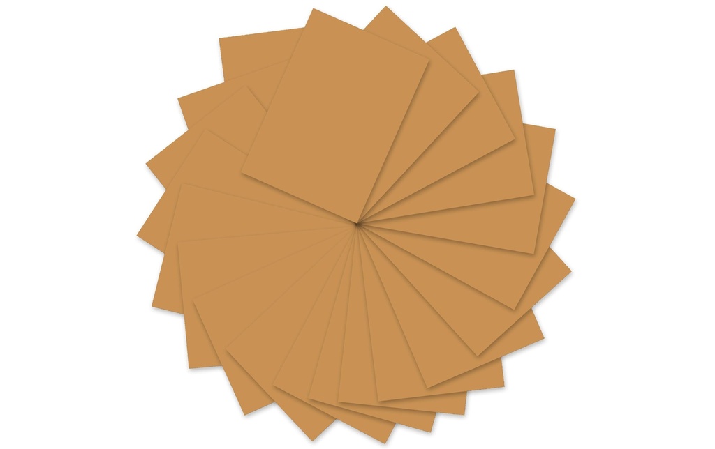 URSUS Papier cartonné 50 x 70 cm bronzer