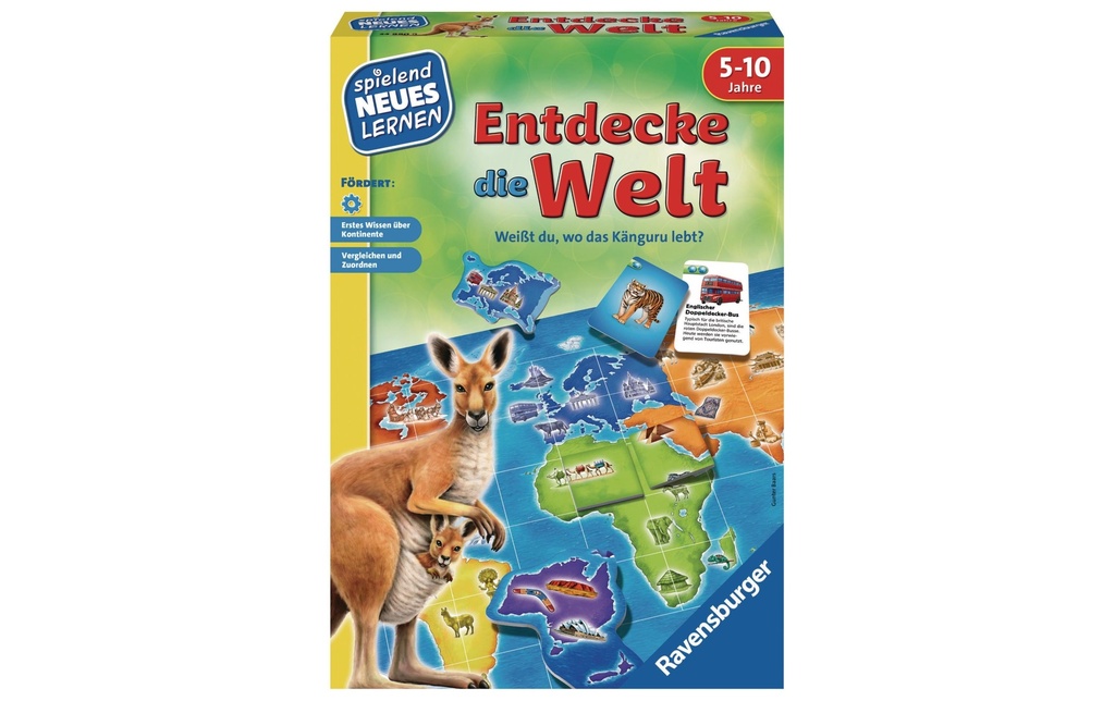 Ravensburger Jeux d’enfant Entdecke die Welt