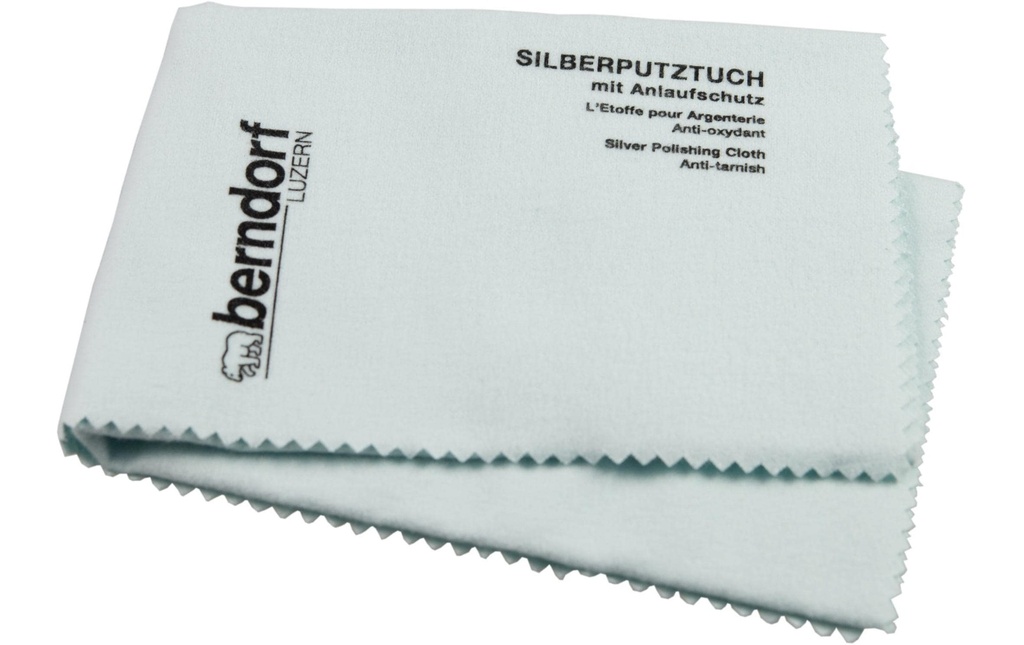 Berndorf Chiffons de nettoyage pour l’argent avec protection contre la ternissure Gris