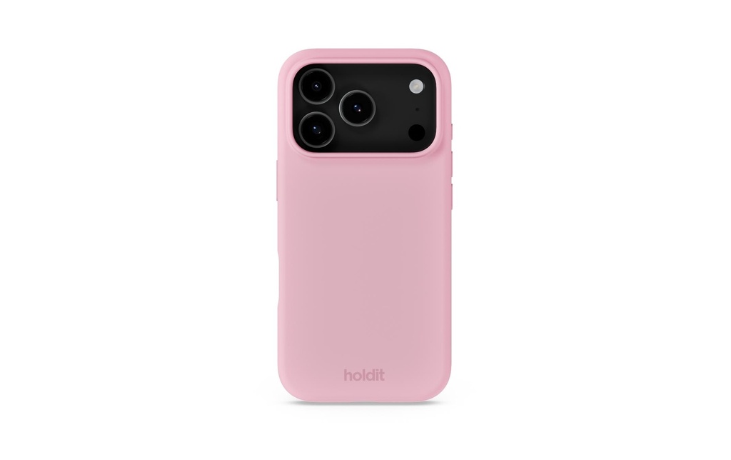 Holdit Coque arrière Silicone iPhone 17 Pro Max Rose