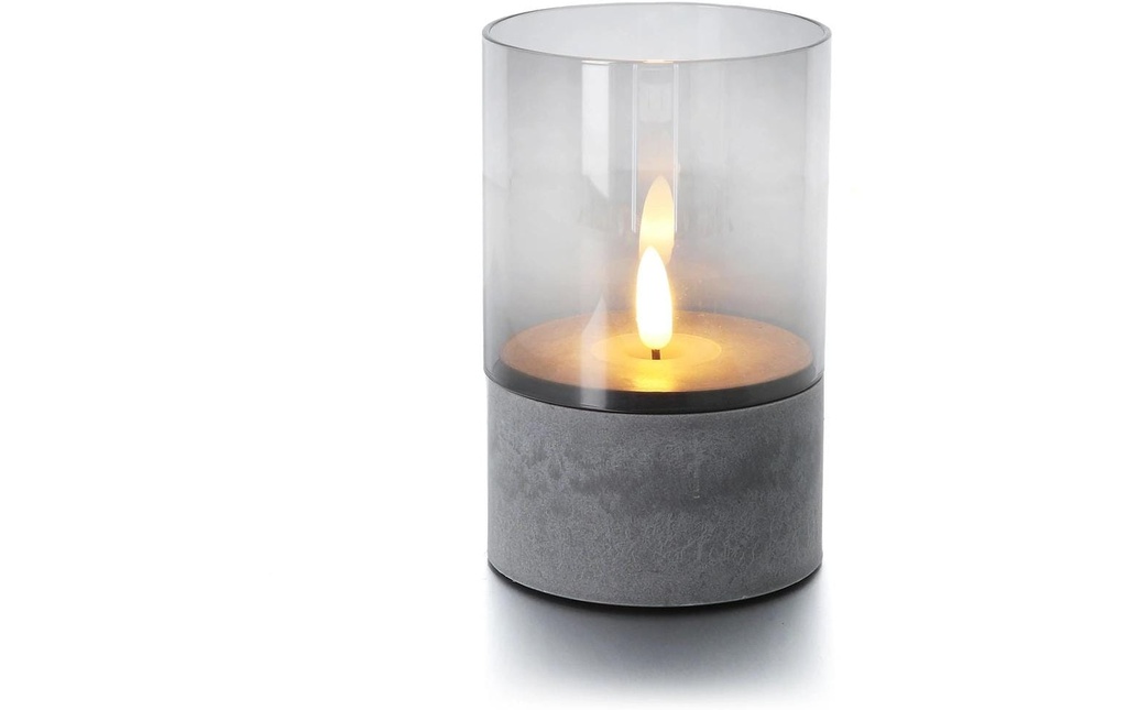 balthasar Bougie LED Gracia, gris
