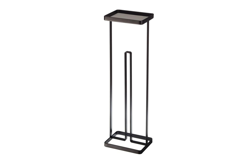 Yamazaki Porte-rouleau pour papier toilette Tower Noir
