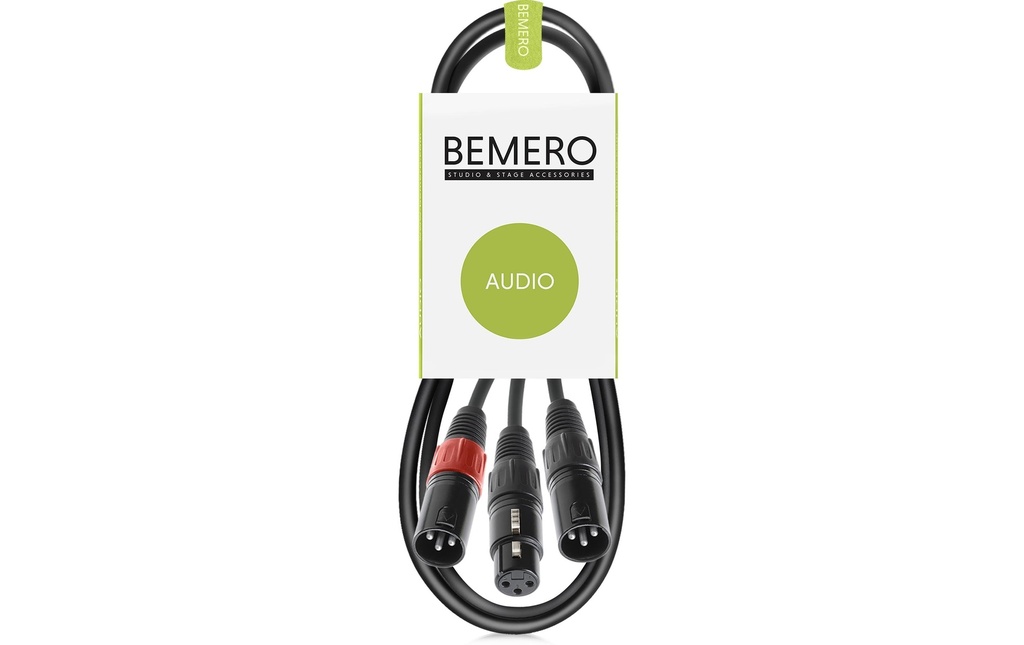 Bemero Câble adaptateur en Y BAC4043-75BK, 0.75 m Noir