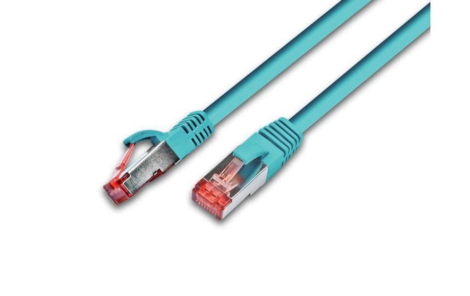 Wirewin Câble patch RJ-45 - RJ-45, Cat 6, S/FTP, 0.25 m, Turquoise