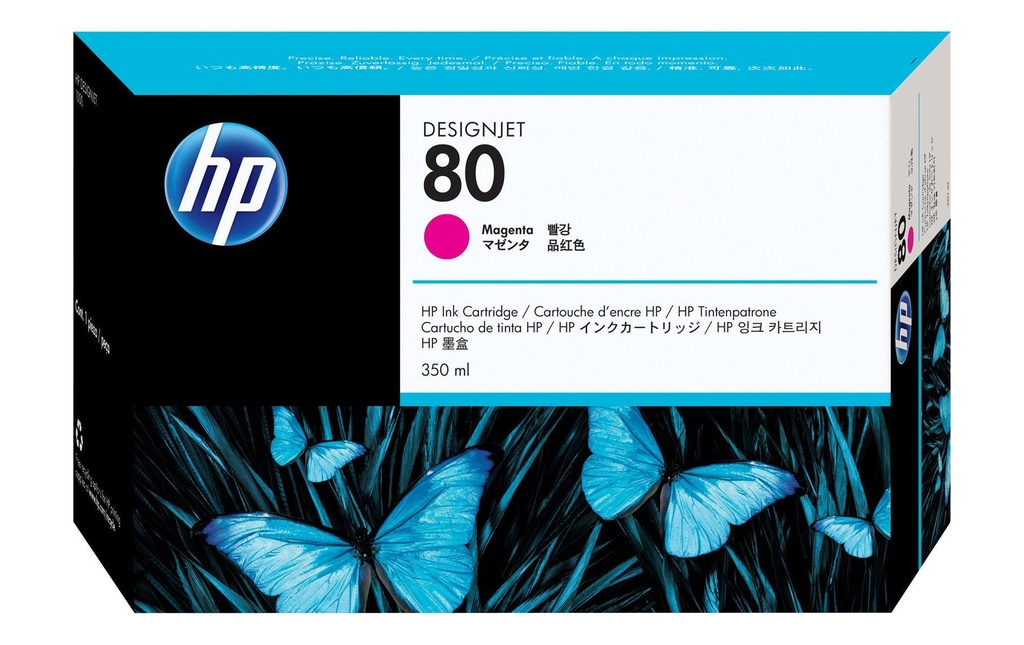 HP Encre Nr. 80 (C4847A) Magenta