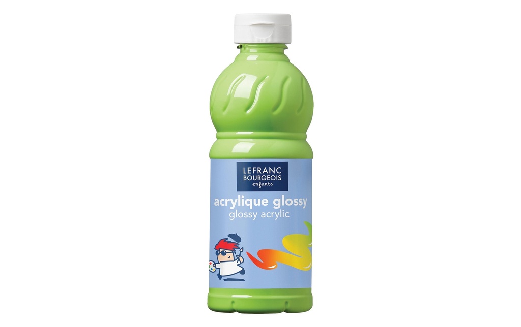 LEFRANC Peinture acrylique Glossy 500 ml, Anis