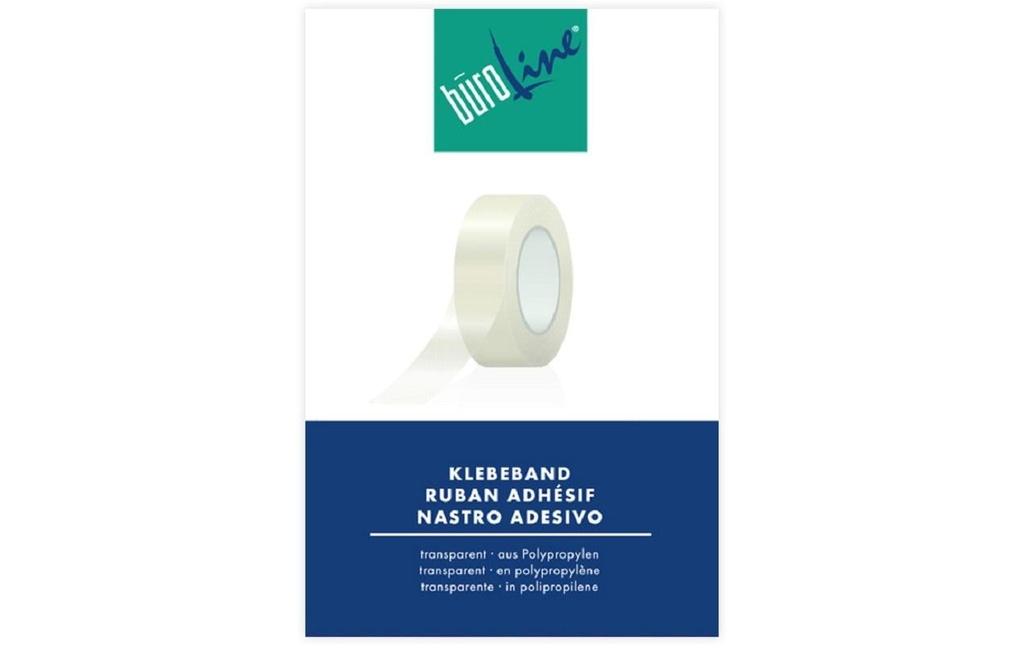 Büroline Ruban adhésif 15 mm Transparent, 10 pièces