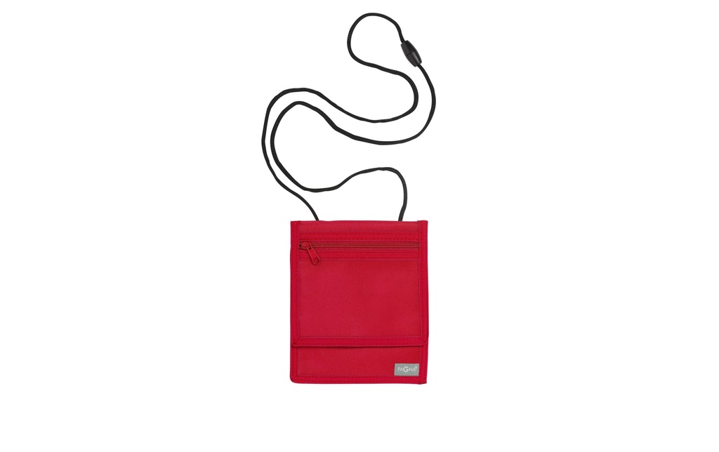 Pagna Pochette tour de cou XL Nylon, Rouge