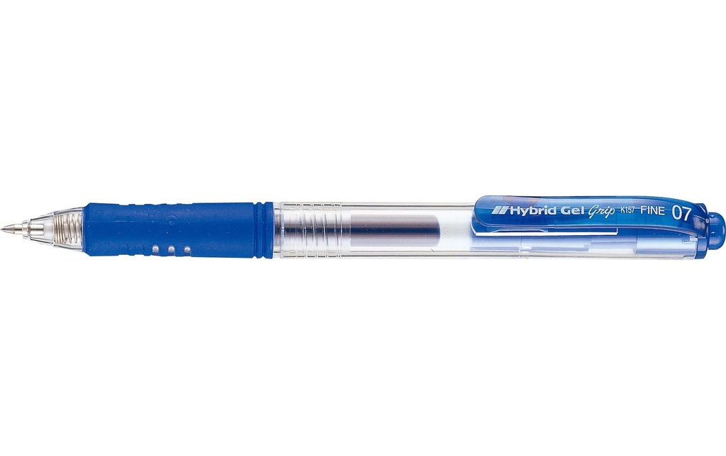 pentel Stylo à encre gel Grip hybride 0.4 mm, Bleu