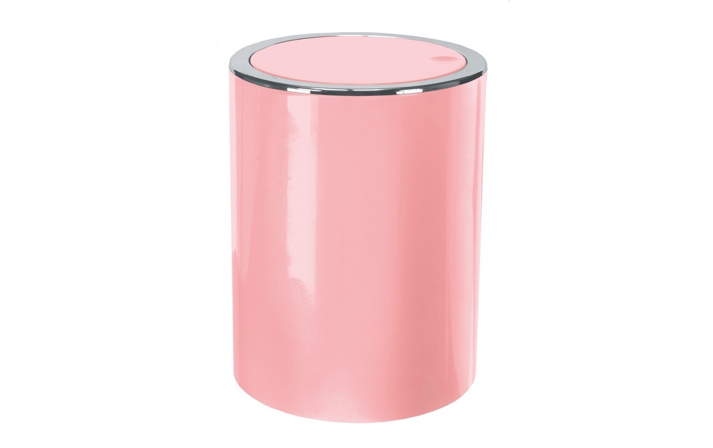 Kleine Wolke Poubelle à bascule Clap 5 l, Rose