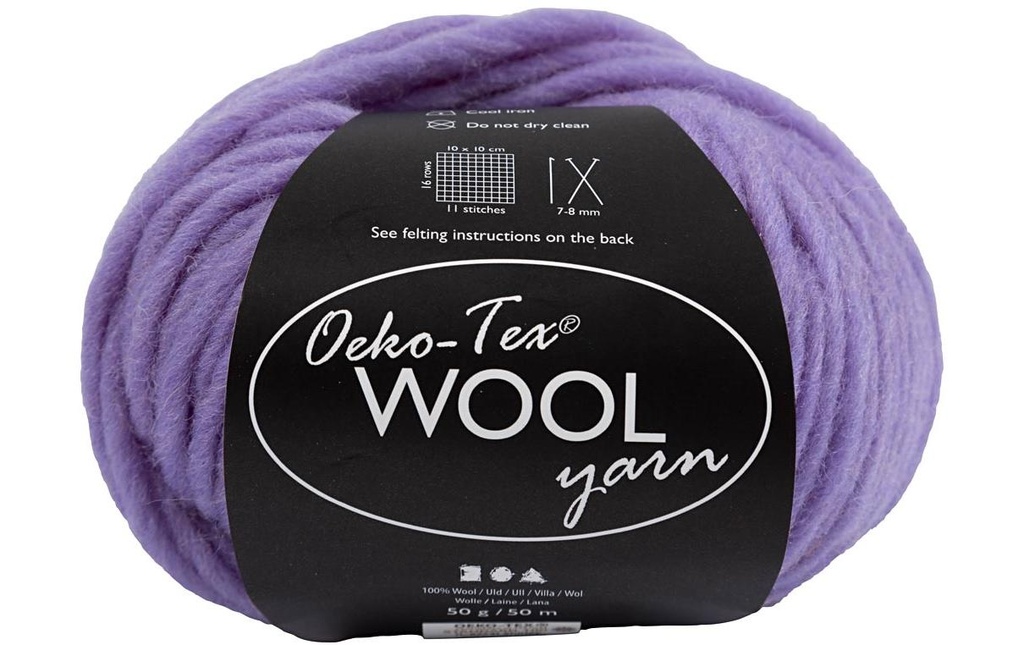 Creativ Company Laine Oeko-Tex 50 g, Lilas