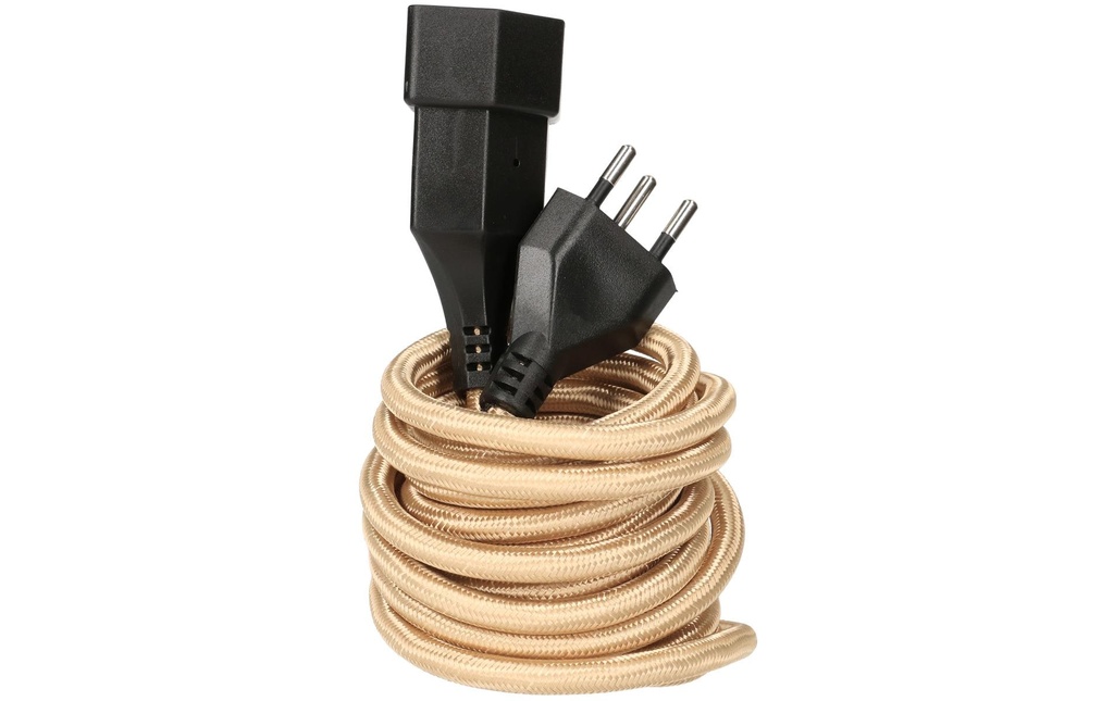 maxTex Câble de prolongation 3 m T13 - T12, Or