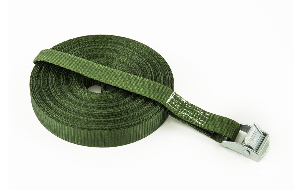 Zurrfix Sangle de cerclage 20 mm x 5 m avec verrouillage par serrage, 100 daN