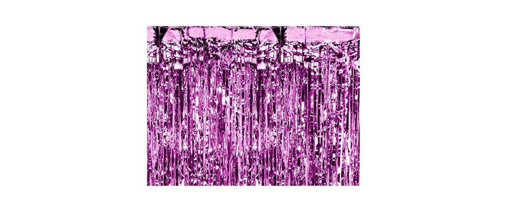Partydeco Accessoires de fête Rideau 90 x 250 cm, Violet
