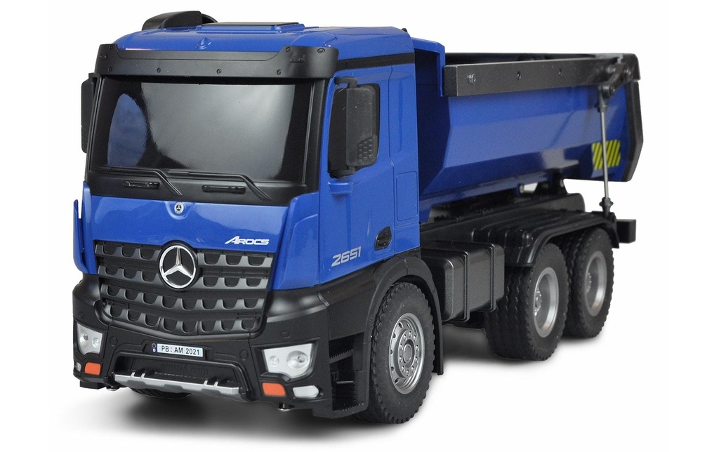 Amewi Camion Mercedes-Benz Arocs 6x4, bleu 1:18, RTR