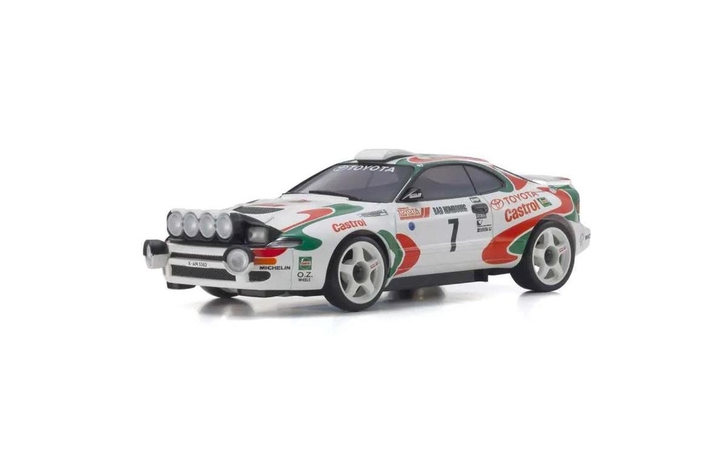 Kyosho Mini Z MA020 Toyota Celica Turbo WRC 1993 ARTR, blanc