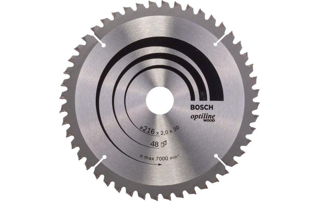 Bosch Professional Lame de scie circulaire Optiline Wood Ø 216, 48 dents