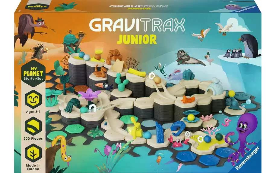 Ravensburger Circuit de billes GraviTrax Junior Starter-Set XXL Planet