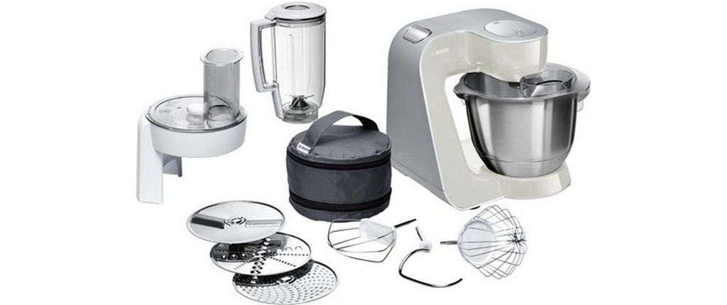 Bosch Robot ménager MUM58L20 Gris/Blanc