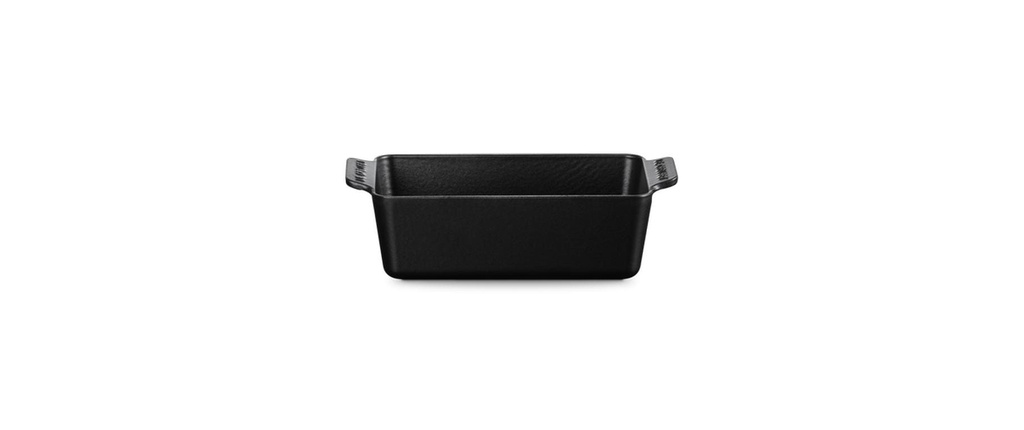 Le Creuset Moule de cuisson Rectangulaire 23 x 13 cm, noir mat