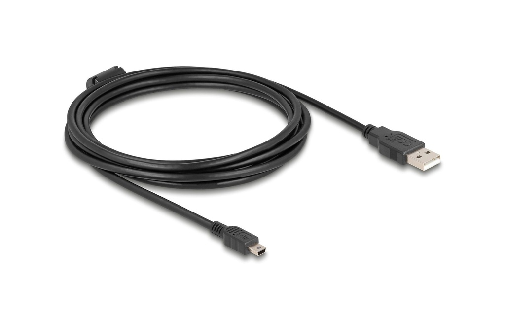 Delock 3m, USB 2.0-A/USB 2.0 Mini-B USB-A - Mini-USB B 3 m