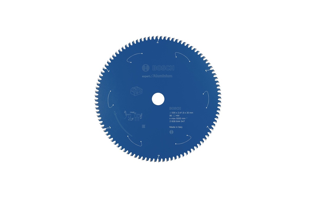 Bosch Professional Lame de scie circulaire Expert for Aluminium, 305 x 2.4 x 30 mm, 96 Z