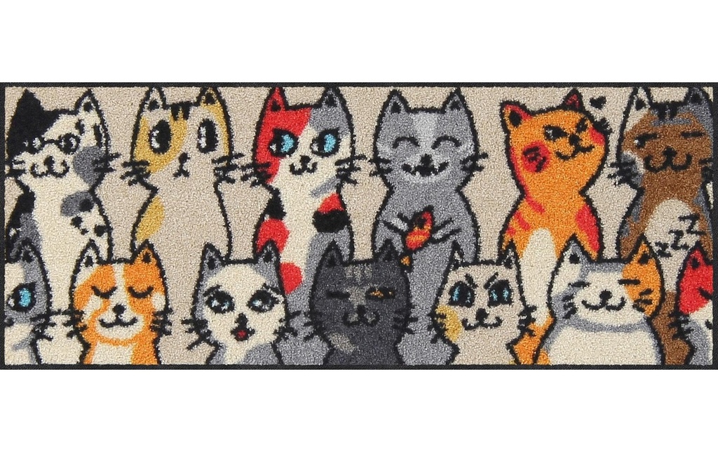 Salonlöwe Tapis de sol Kitty People 30 cm x 75 cm