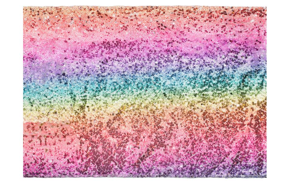 Partydeco Chemin de table Paillettes 30 x 500 cm, en couleur, 1 pièce