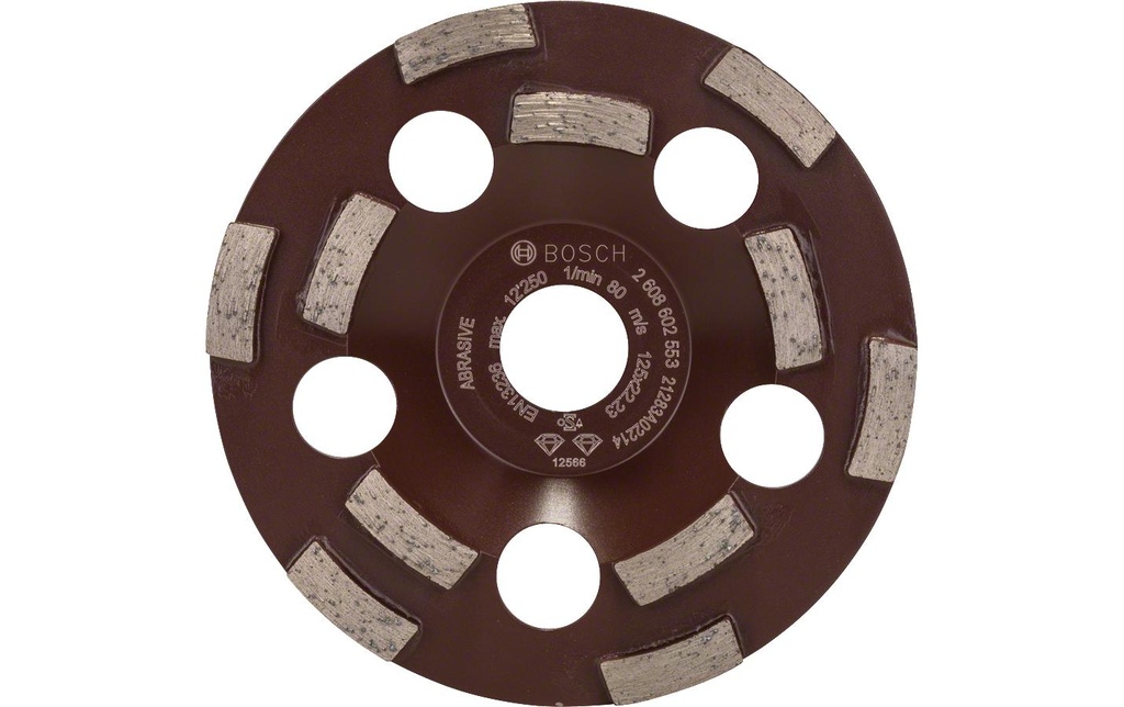 Bosch Professional Meule boisseau diamantée Expert for Abrasive, 125 x 22.23 x 4.5 mm
