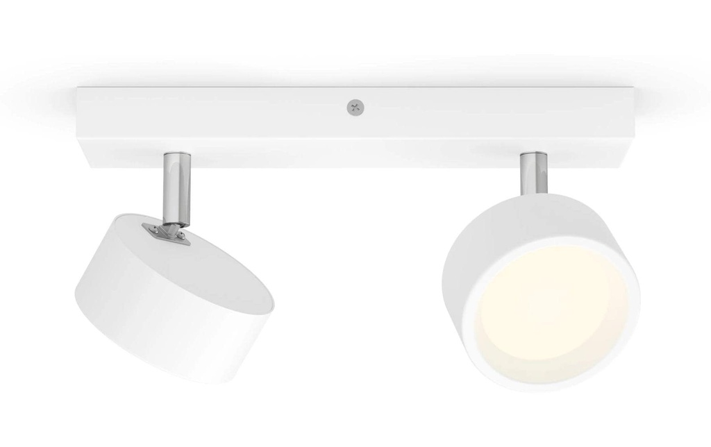 Philips Spot encastré Bracia 2 x 5.5W 2700K Blanc