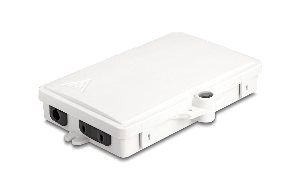 Delock Boitier de distribution de fibre optique IP65, 2 ports, Blanc