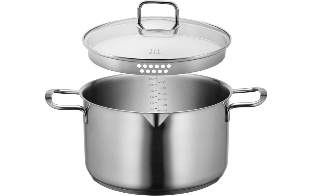 Mäser Casserole SANVITO 24 cm, argent