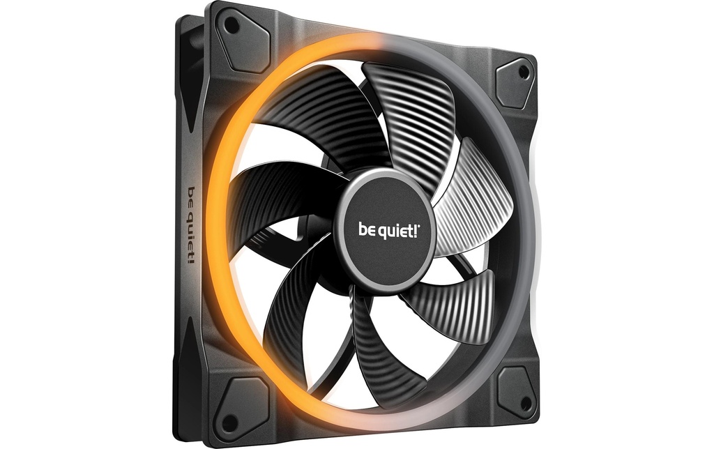 be quiet! Ventilateur PC Light Wings 140 mm PWM Reverse Black