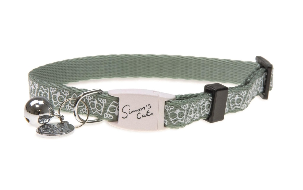 Simon's Cat Collier pour chat Vert