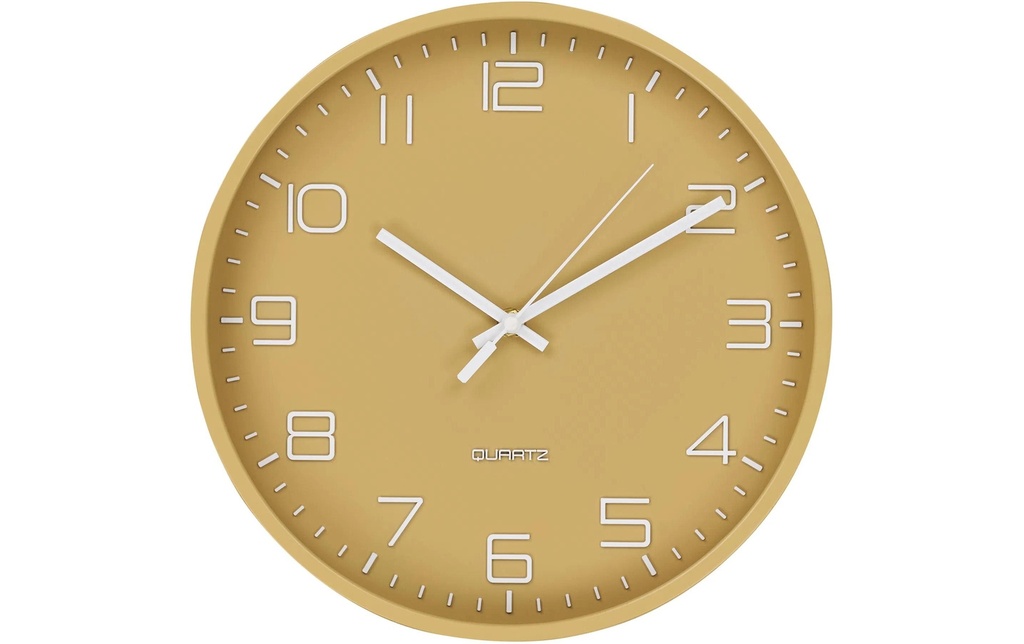 House Nordic Horloge murale Rosolini Ocre