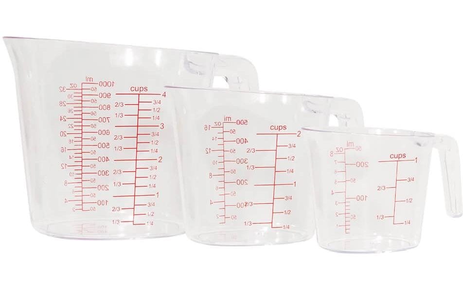 Patisse Verre mesureur 3 pièces