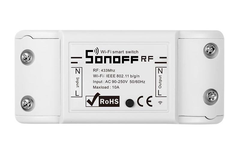 SONOFF Actionneur de commutation Wi-Fi RFR2, simple, 230 V, 10 A