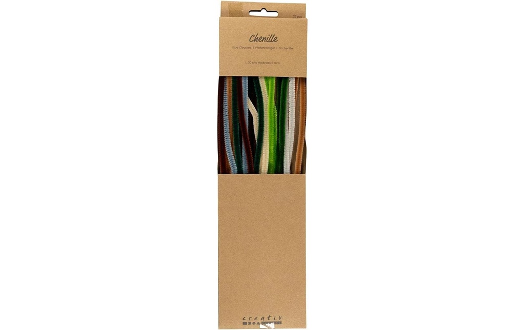 Creativ Company Fil-chenille 25 pièces, nature
