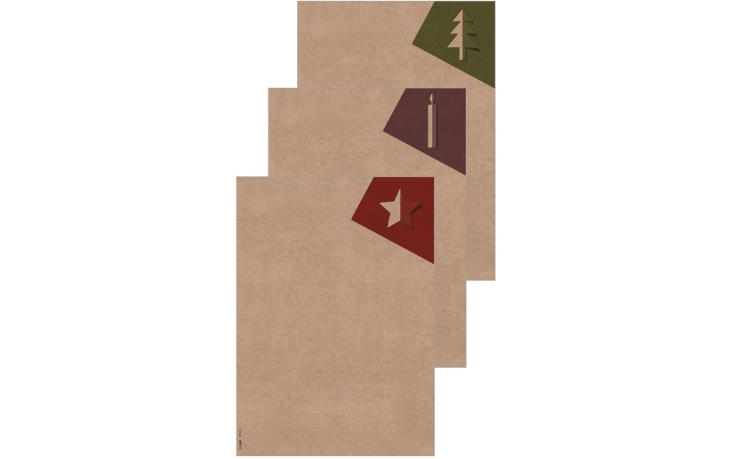 Sigel Papier à motif Cut-out Style, A4, 100 g/m², 25 feuilles