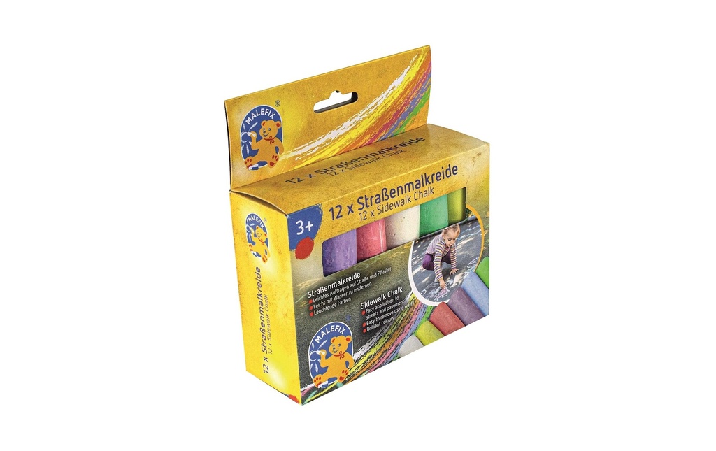Pustefix Craie de rue 12 pièces