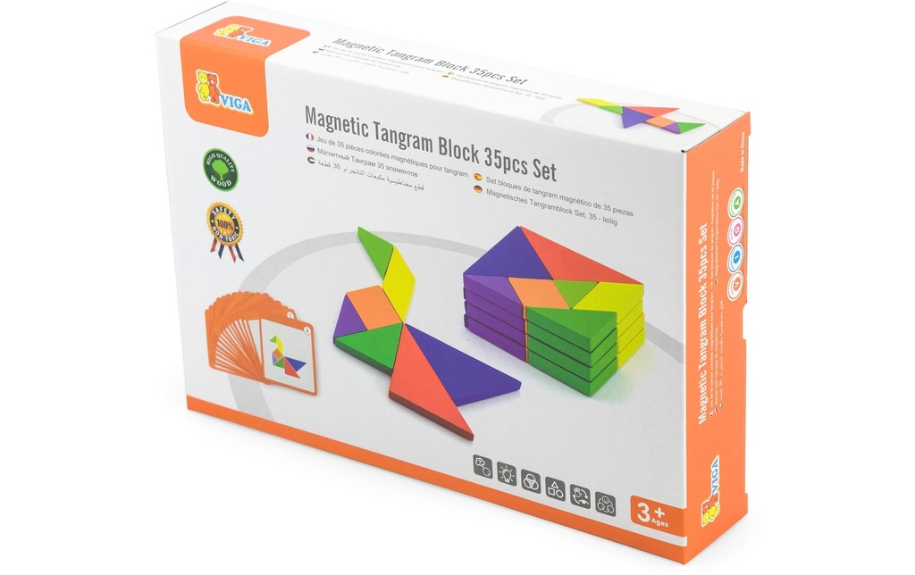 Viga Briques de construction Magnetic Tangram