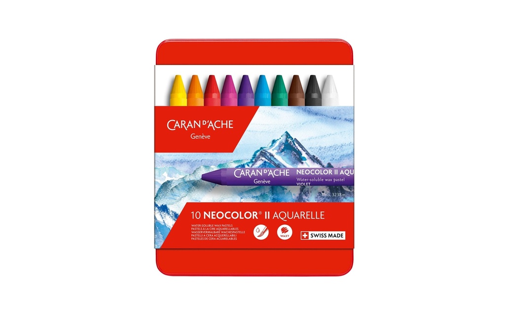 [117500310] CARAN D'ACHE Neocolor II 10 pces (10 pces)