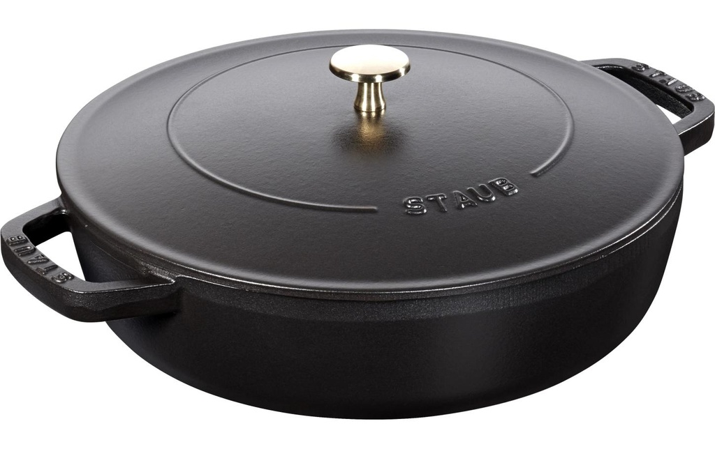 Staub Rôtisseur Chistera 28 cm, Noir, 3.7 l