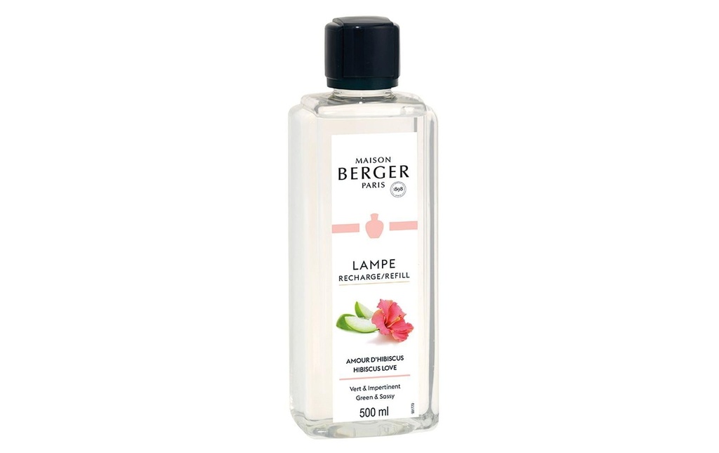 Maison Berger Recharge pour diffuseur de parfum Amour d'Hibiscus 500 ml