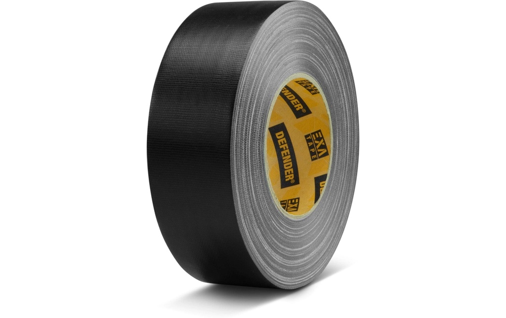 Defender Bande de tissu Exa-Tape Bulk 50 mm x 50 m, Noir mat
