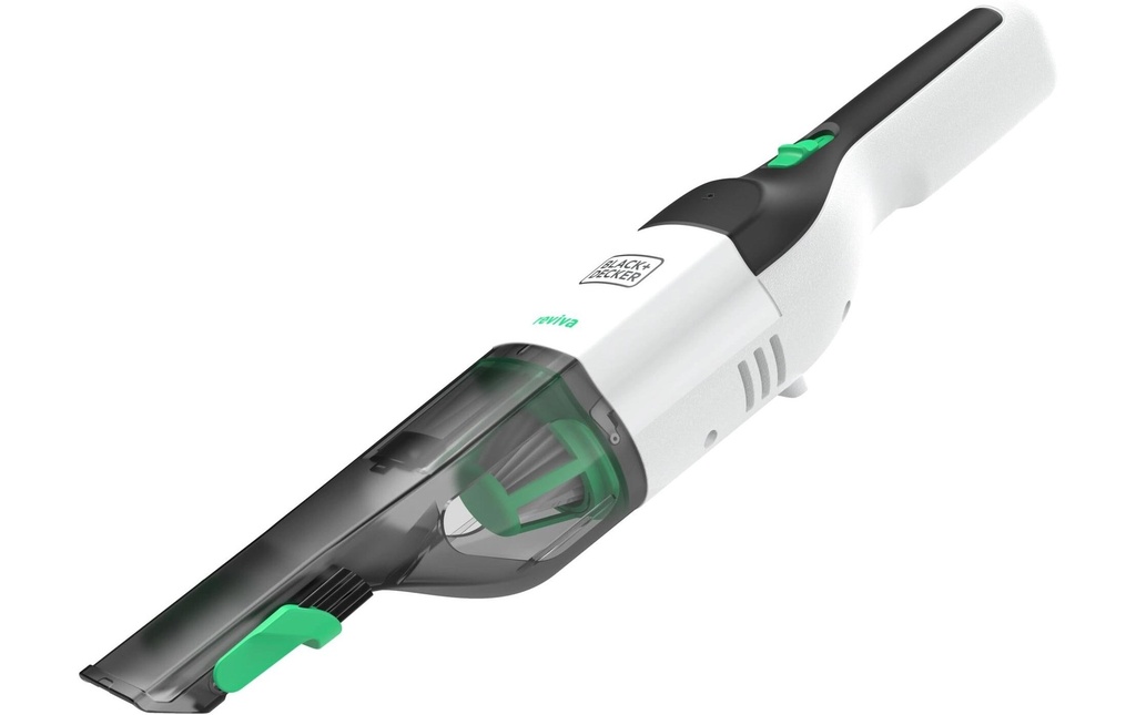 BLACK+DECKER Aspirateur à main sans fil REVHV8C-QW Noir/Blanc