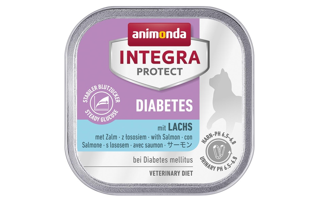 Animonda Integra Protect Nourriture humide Diabète Saumon, 100 g