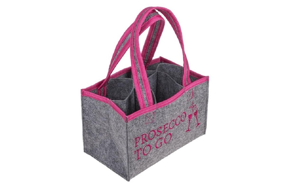 Partyartikel Accessoires de fête Sac Prosecco to go avec 6 compartiments